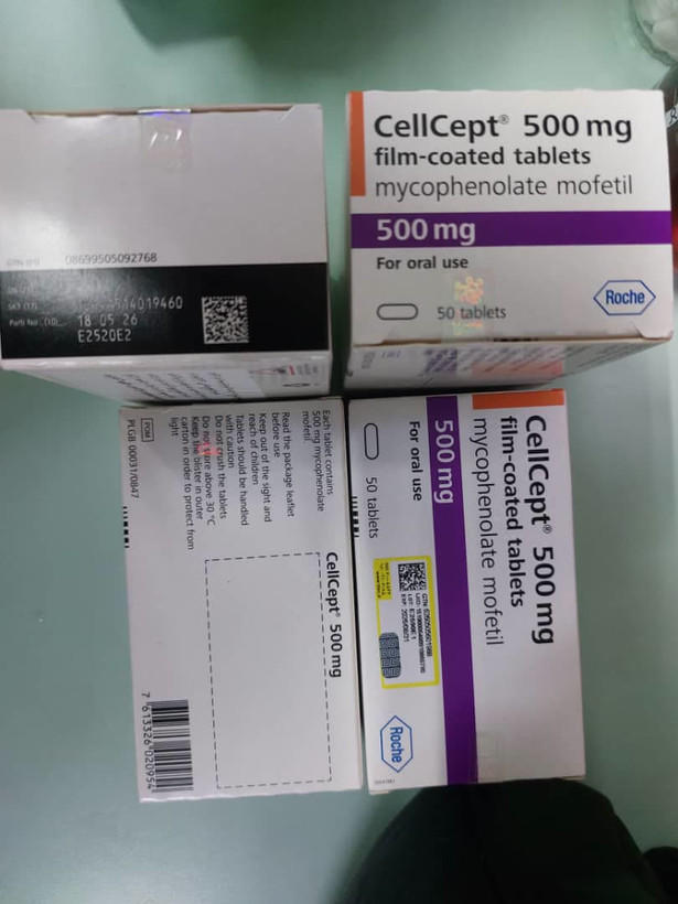 قرص سلسپت 500 میلیگرم Roche
